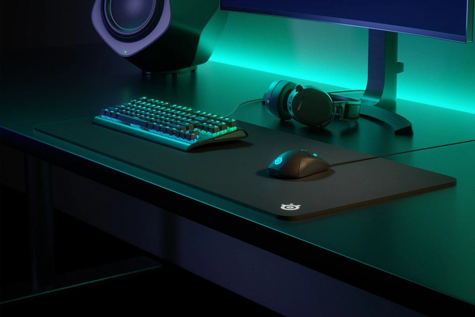 Mousepad Gamer SteelSeries QcK Heavy XXL Preto 90 x 40 x 0,4cm