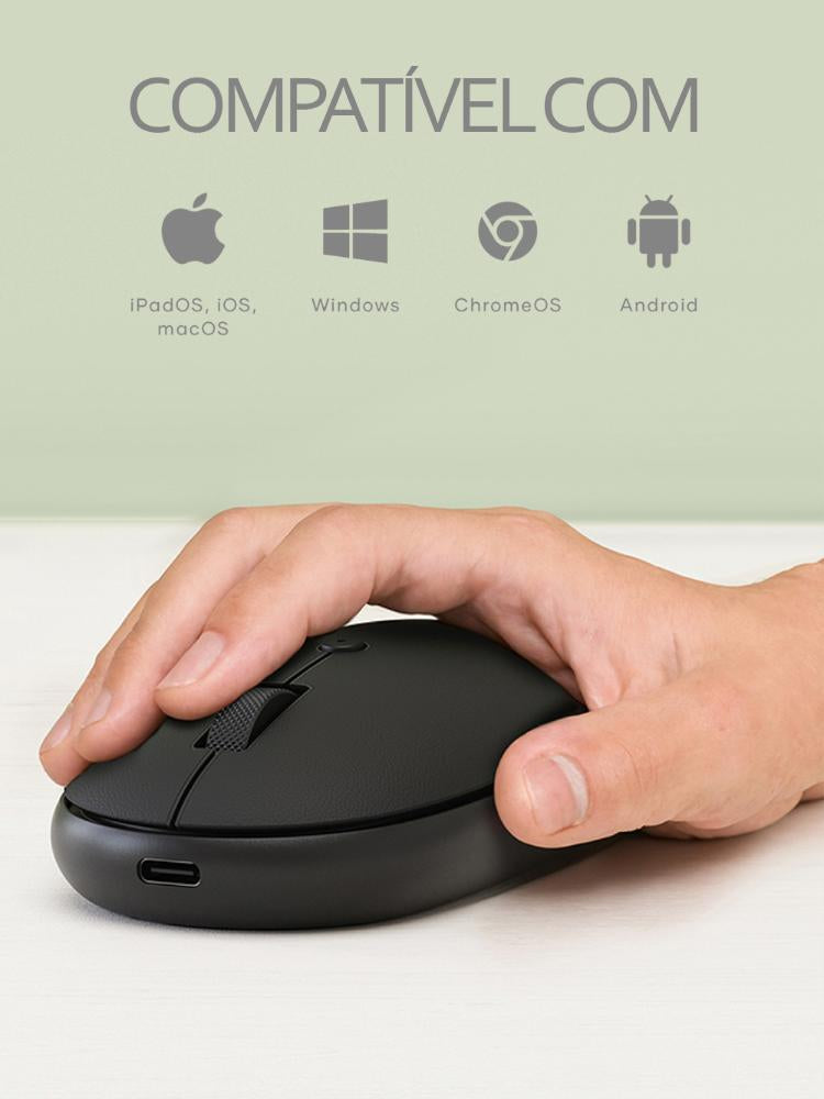 Mouse Satechi Bluetooth OnTheGo - Preto