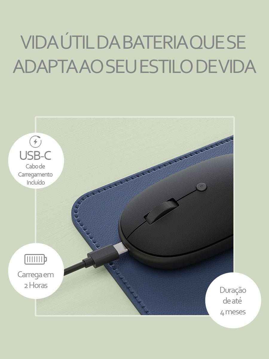 Mouse Satechi Bluetooth OnTheGo - Preto