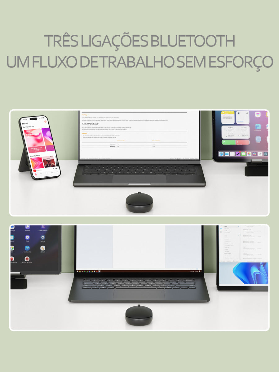 Mouse Satechi Bluetooth OnTheGo - Preto