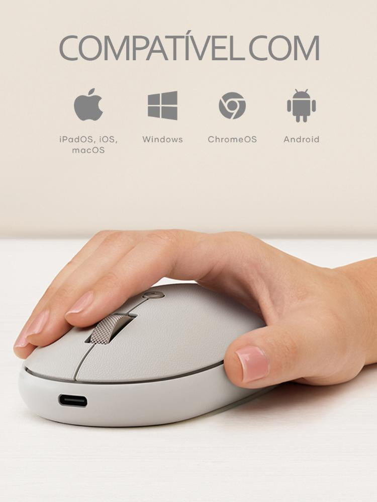 Mouse Satechi Bluetooth OnTheGo - Areia
