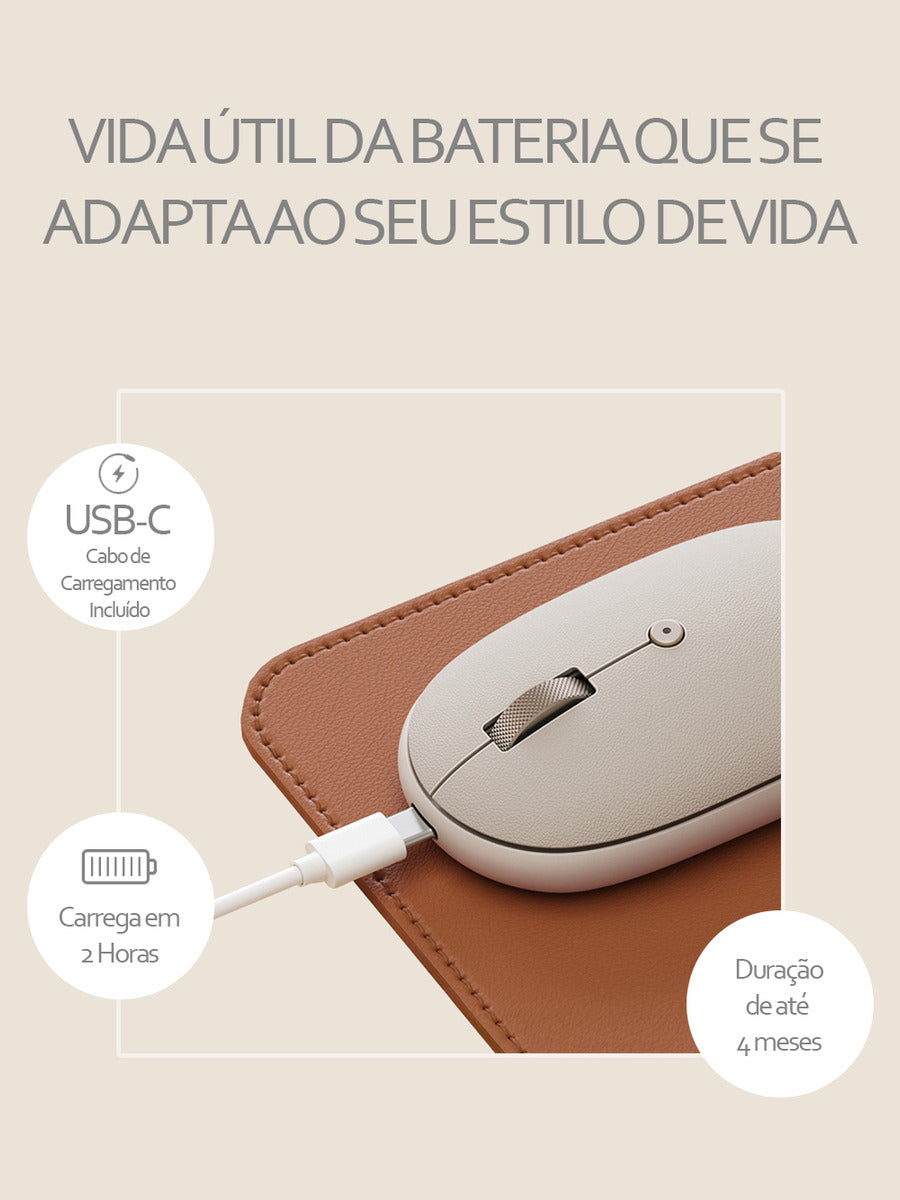 Mouse Satechi Bluetooth OnTheGo - Areia