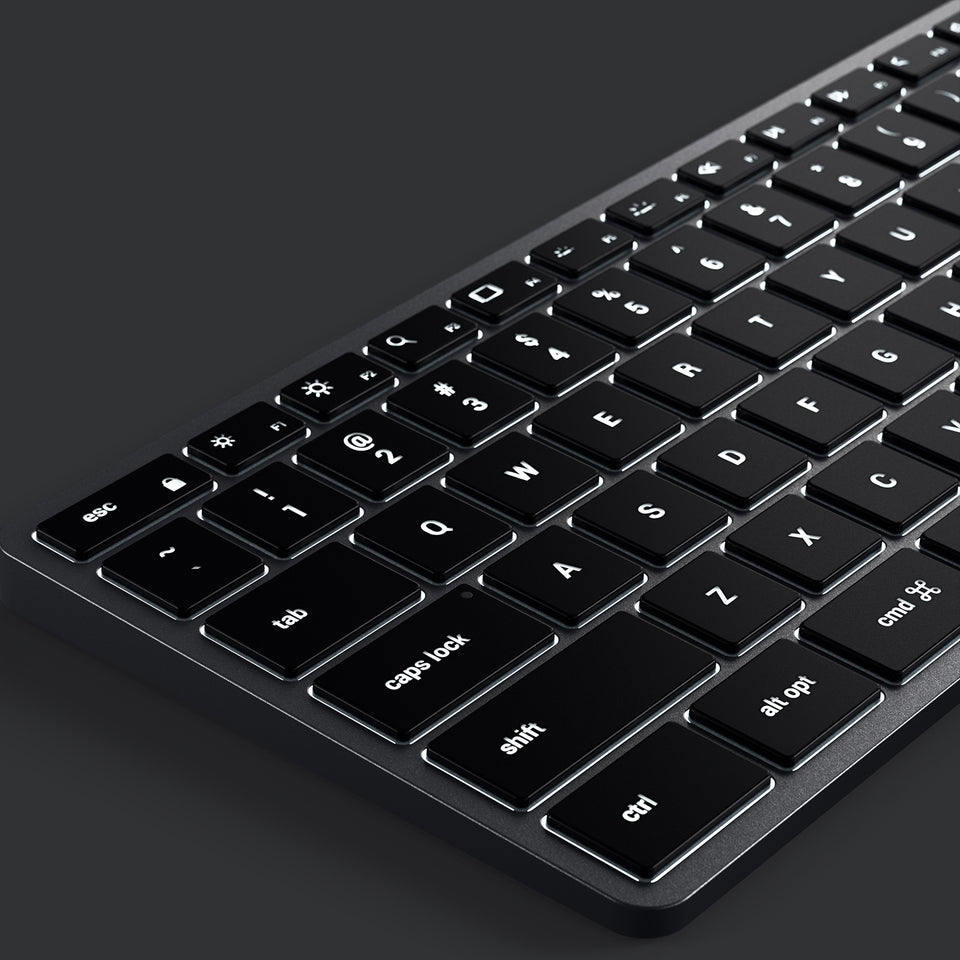 Teclado Satechi Retroiluminado Bluetooth Slim X3 - US - Cinza Espacial