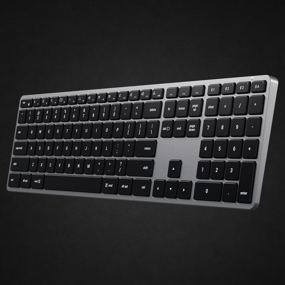 Teclado Satechi Retroiluminado Bluetooth Slim X3 - US - Cinza Espacial