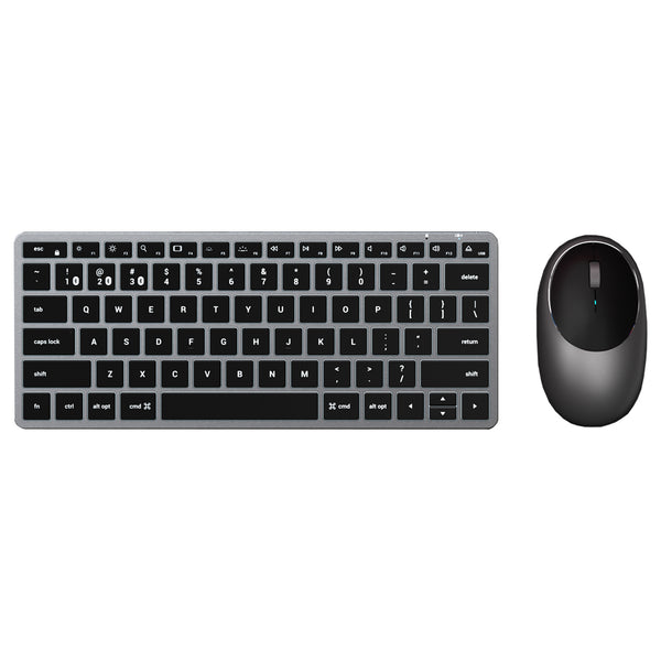 Kit Satechi Teclado X1 E Mouse M1 Sem Fio Cinza Espacial
