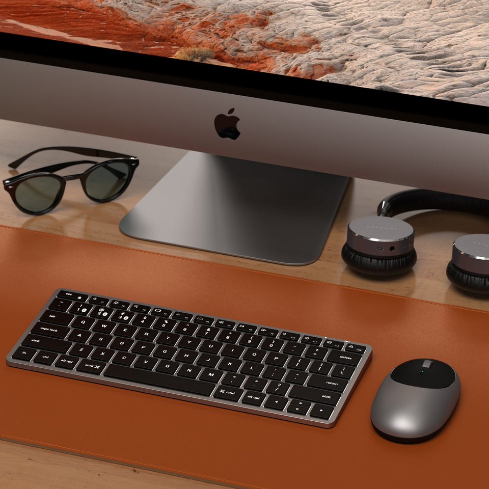 Kit Satechi Teclado X1 E Mouse M1 Sem Fio Cinza Espacial