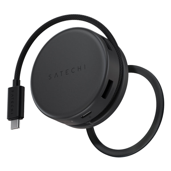 Adaptador Satechi OntheGo Multiportas 7 em 1 - Pretosa