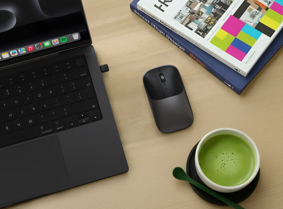 Kit Teclado e Mouse Sem Fio Satechi Slim EX1 e Slim EX - Preto