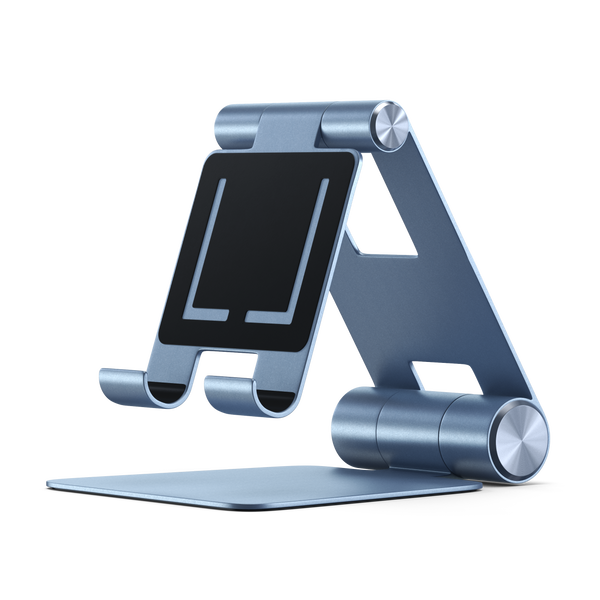 Suporte Satechi R1 Dobrável Em Alumínio Azul – Caprime Commerce