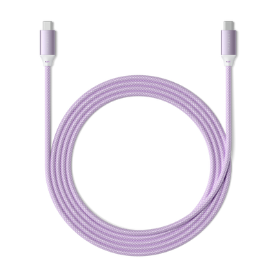 Cabo Satechi USB-C Para USB-C - 2 Metros - Roxo