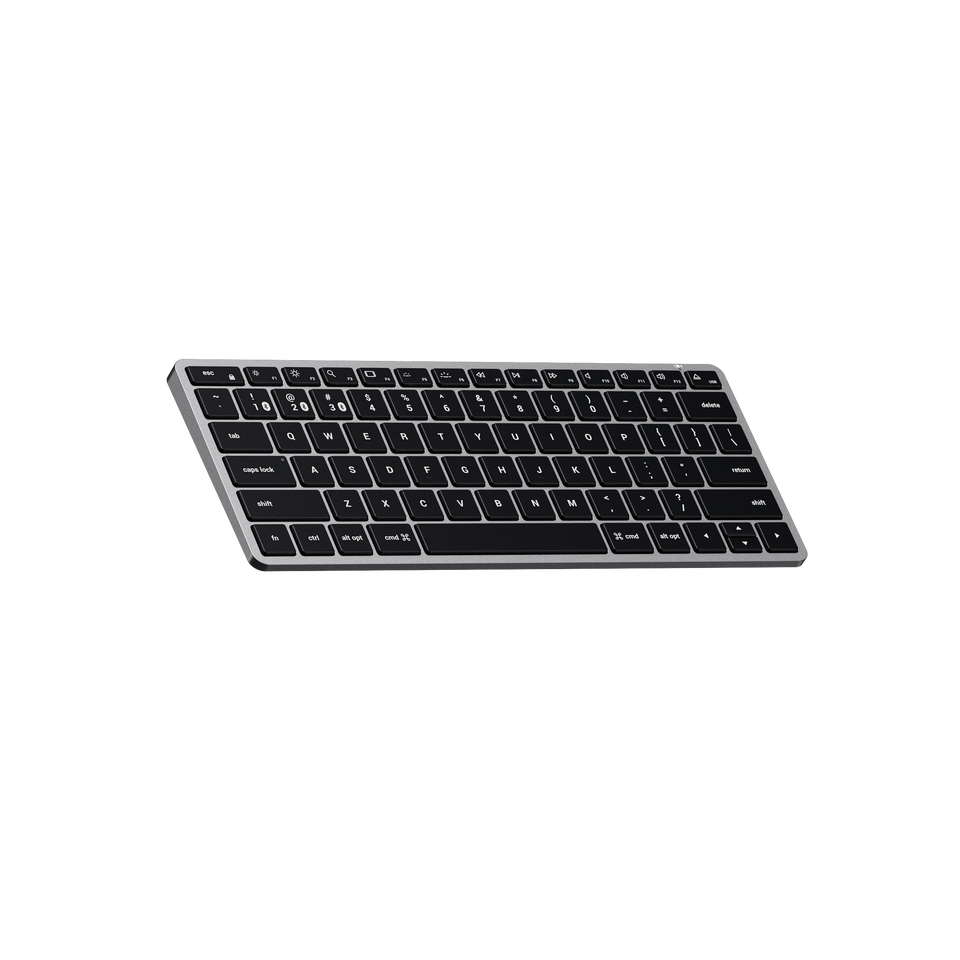 Teclado Satechi Retroiluminado Bluetooth Slim X1 - US - Cinza Espacial