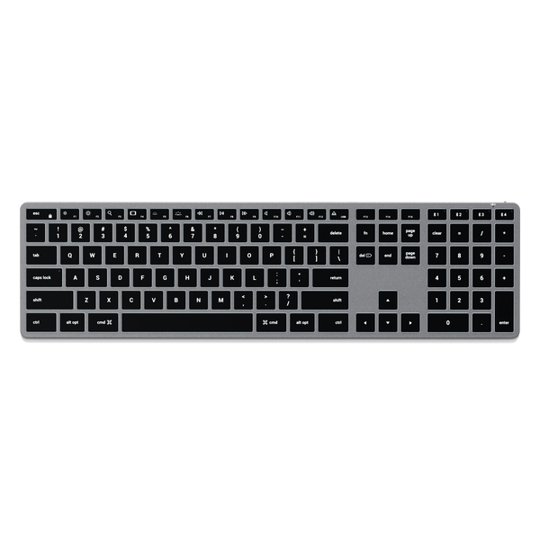 Teclado Satechi Retroiluminado Bluetooth Slim X3 - US - Cinza Espacial