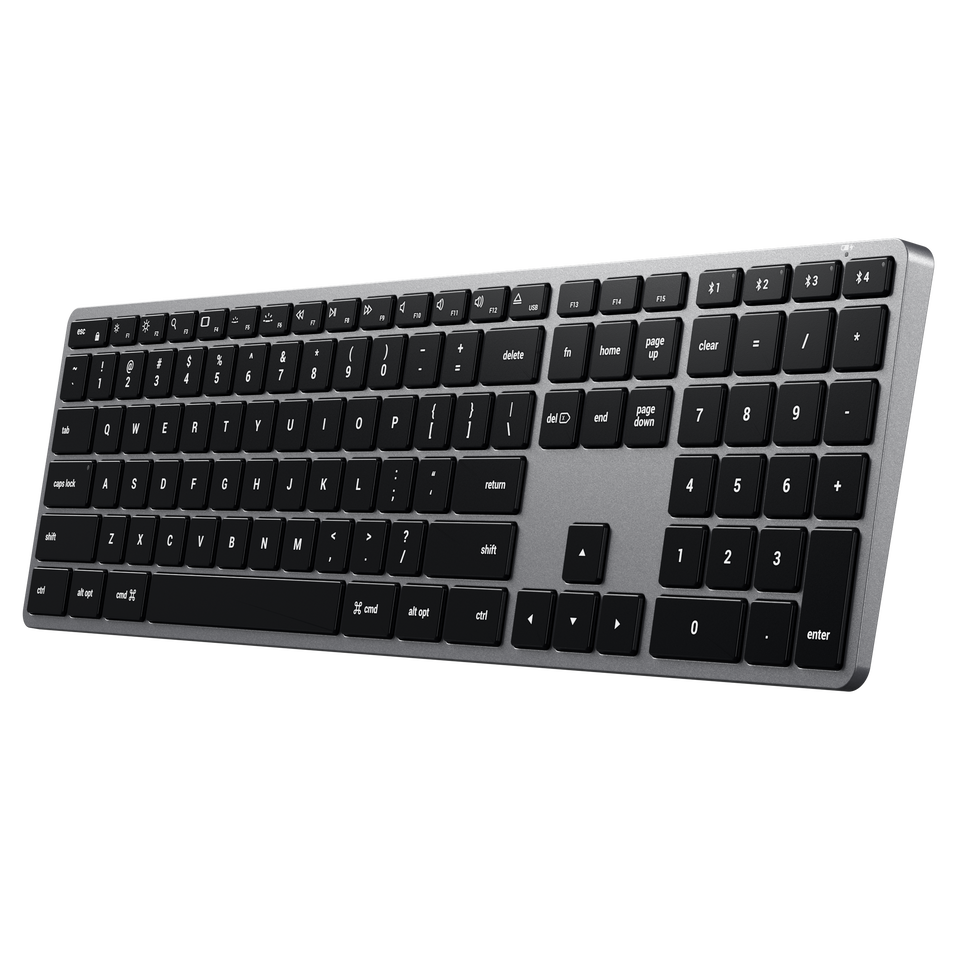 Teclado Satechi Retroiluminado Bluetooth Slim X3 - US - Cinza Espacial