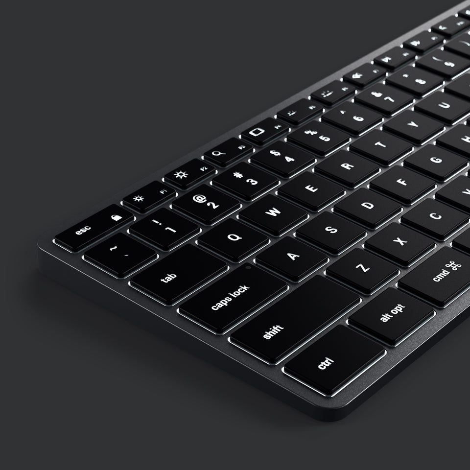 Teclado Satechi Retroiluminado Bluetooth Slim X3 - US - Cinza Espacial