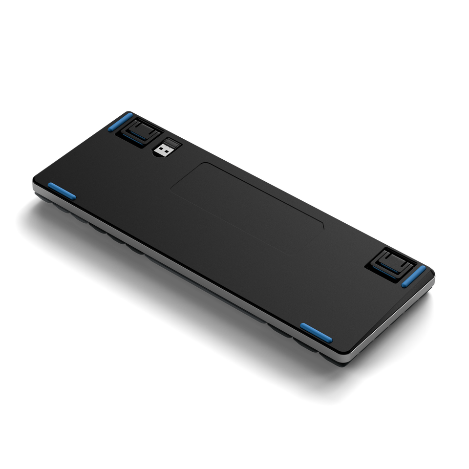 Teclado Satechi SM1 Retroiluminado com Bluetooth Mecânico Slim - US - Cinza e Preto
