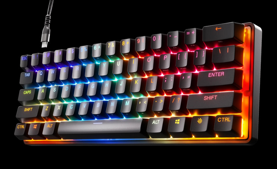 Teclado SteelSeries Apex Pro Mini USB-A Para USB-C