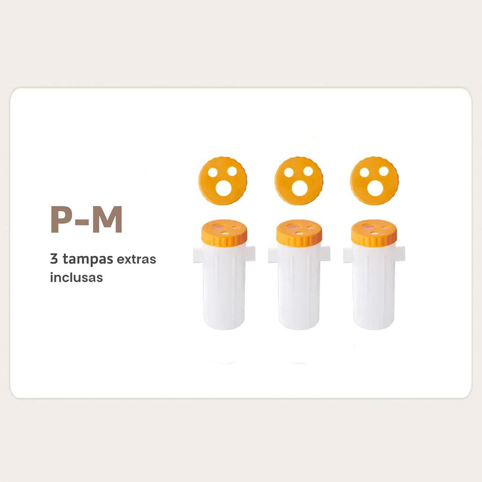 Brinquedo Loobani Alimentador Interativo para Cães Dispenser Ecológico Feito em Bambu com 3 Garrafas