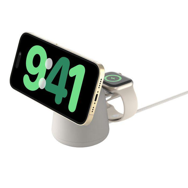 Carregador Belkin 2 em 1 MagSafe 15W p/ iPhone e AirPods