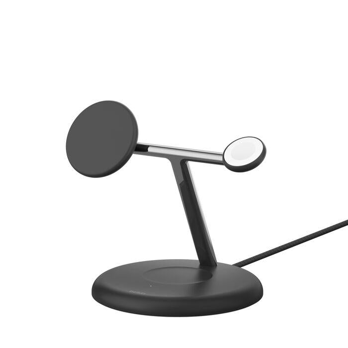 Carregador Belkin 3 em 1 Wireless Qi2 15W Preto