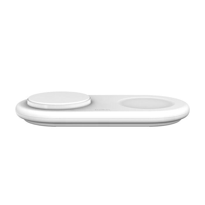 Carregador Belkin Boostcharge Pro Wireless 2 em 1 Magnético Qi2 15W Branco