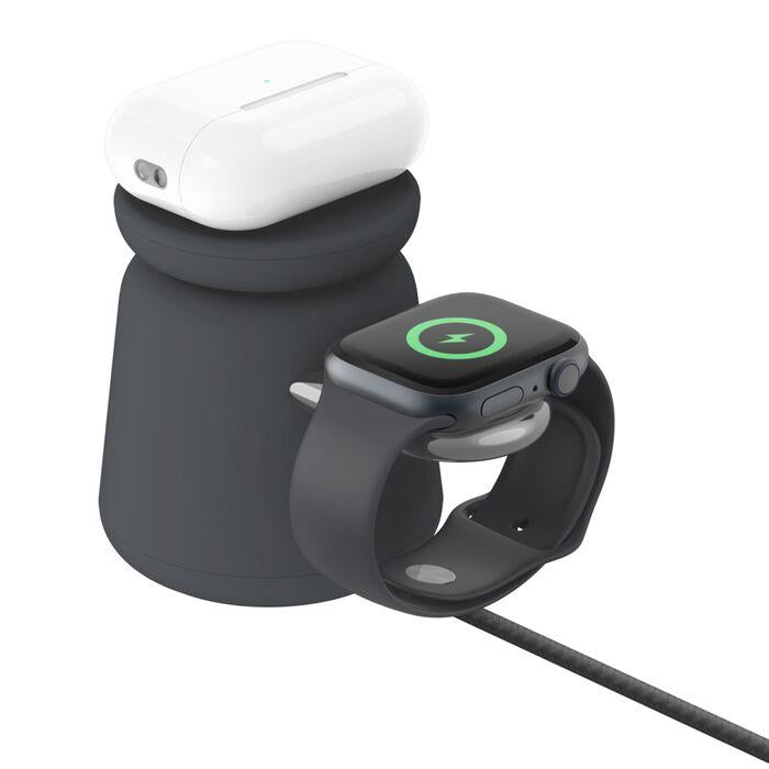 Carregador Sem Fio 2 em 1 MagSafe 15W Belkin Preto