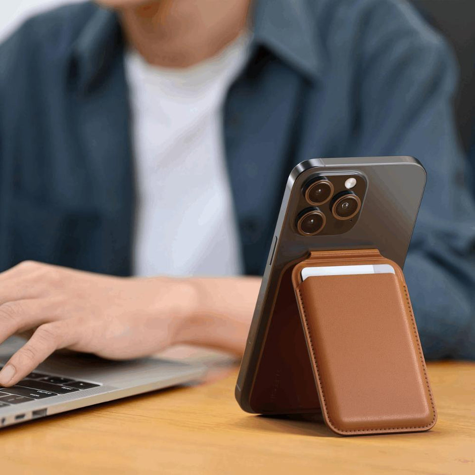 Carteira E Suporte Magsafe Satechi Para iPhone