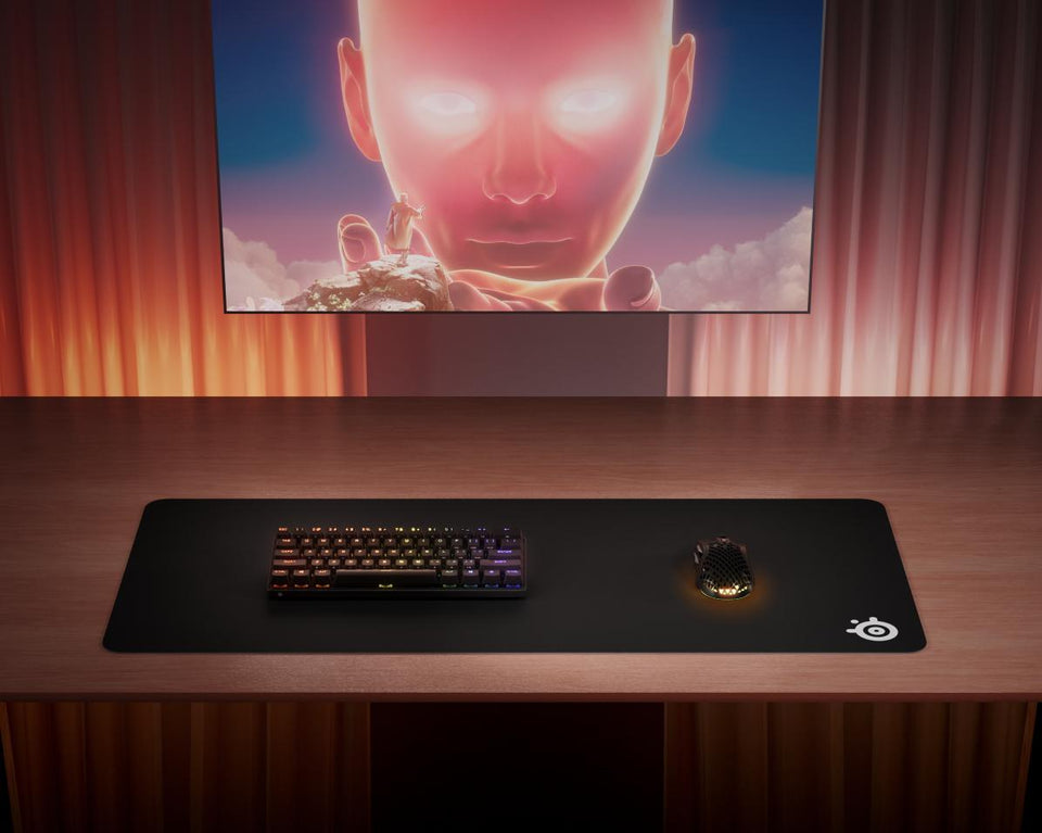 Mousepad Gamer SteelSeries QcK Heavy XXL Preto 90 x 40 x 0,4cm