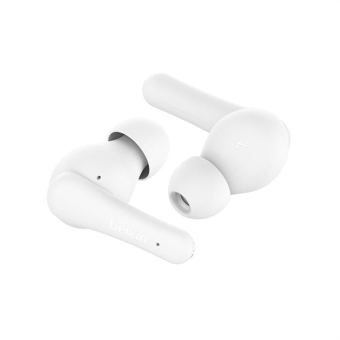 Fone de Ouvido Belkin SoundForm Rhythm True Wireless Branco com Bluetooth 5.3