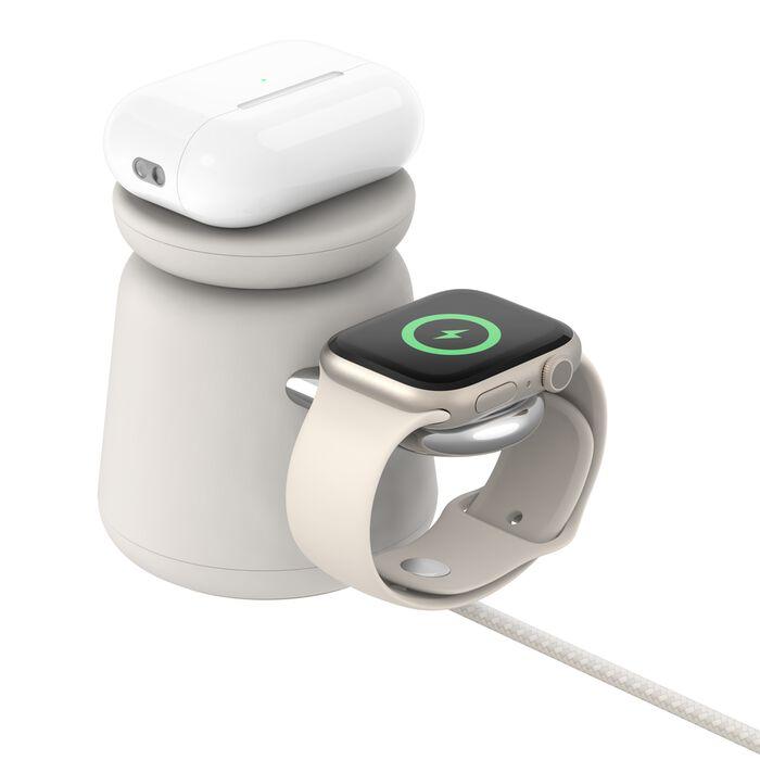 Carregador Belkin 2 em 1 MagSafe 15W p/ iPhone e AirPods