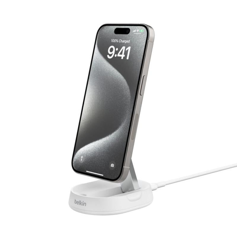 Carregador Belkin Wireless Magnético Qi2 15W Branco