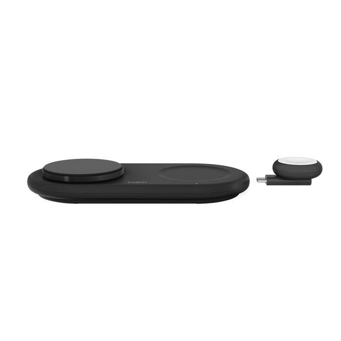 Carregador Belkin BoostCharge Pro Wireless 3 em 1 Magnético Qi2 15W Preto