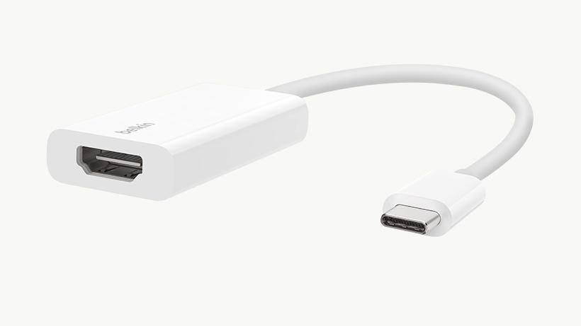Adaptador Belkin USB-C para HDMI com Dolby Vision 4K 60Hz – Branco