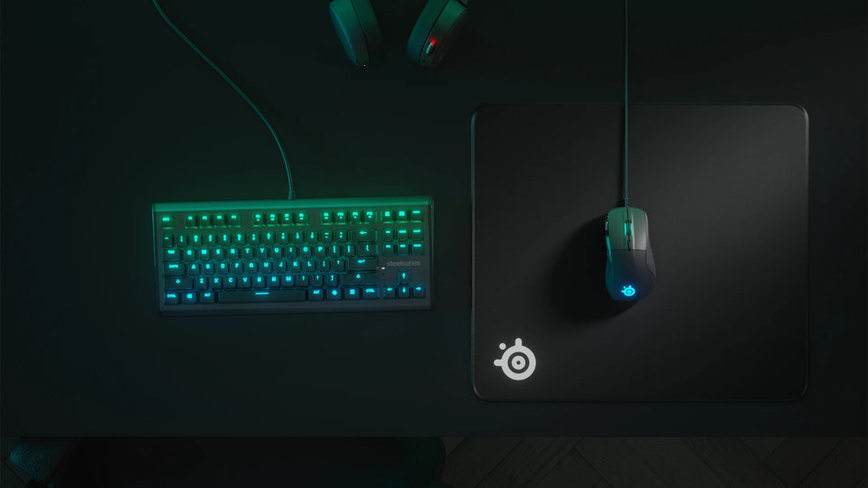Mousepad Gamer SteelSeries QcK Edge Large Preto 45 x 40 x 0,2cm