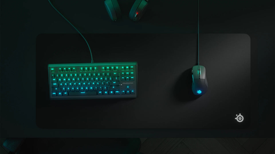 Mousepad Gamer SteelSeries QcK Heavy XXL Preto 90 x 40 x 0,4cm
