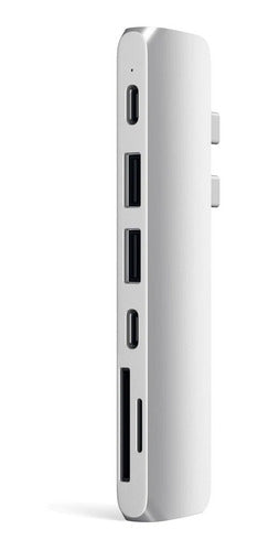 Adaptador Satechi USB-C Pro Hub HDMI 4K - Prata